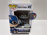 POP! Marvel #41: Captain America The Winter Soldier (Barnes & Noble Booksellers Exclusive) (Funko POP!) Figure and Box w/ Protector (As Pictured)