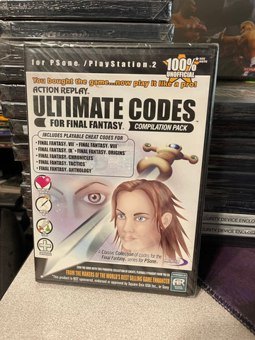 Action Replay Ultimate Codes: Final Fantasy Compilation Pack (Playstation 2) NEW