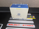 Wired Controller - White (IMPORT/PAL) MK-55100-50 (Sega Dreamcast) Controller, Manual, and Box