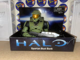 Halo - Spartan Bust Bank - Green (Master Chief) (2010) (Diamond Select Toys) New in Box*