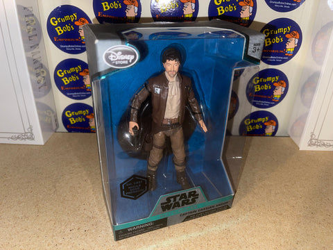 Star Wars - Rogue One: Captain Cassian Andor (Elite Series) (Die Cast) (Disney Store) (Action Figure) NEW