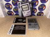 System - Silver (Nintendo GameBoy Pocket) Pre-Owned w/ Manual, Insert, and Box (As Pictured)