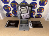 System - Silver (Nintendo GameBoy Pocket) Pre-Owned w/ Manual, Insert, and Box (As Pictured)