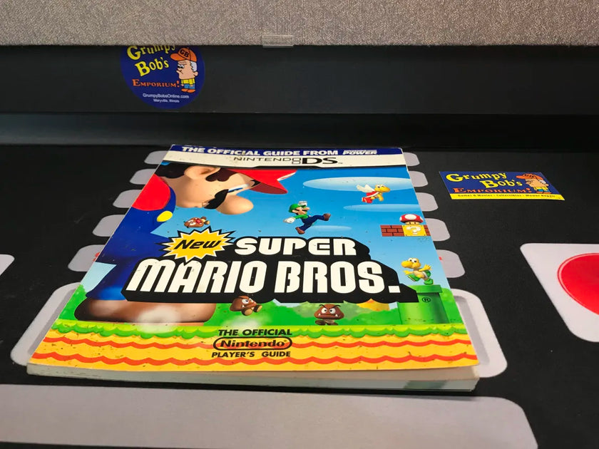 Grumpy Mario New Super Mario Bros. (Official Player's Guide) (Nintendo Power) Pre-O ...