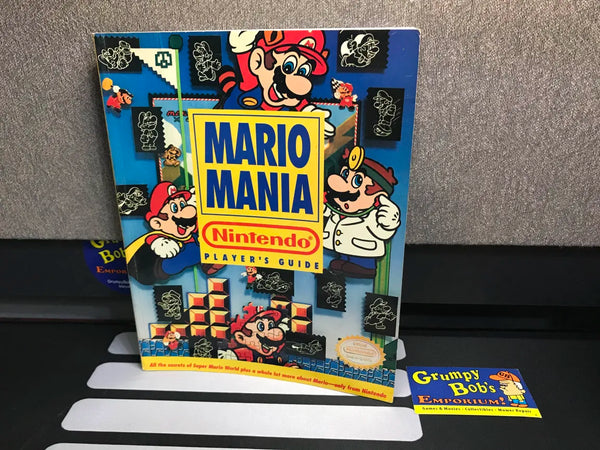 Mario Mania (Nintendo's Player's Guide) Pre-Owned w/ Foldout (As Pictured)