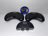 Wireless Controllers: Official - 6 Button - Black (Sega Genesis) Pre-Owned: 2 Controllers w/ Receiver