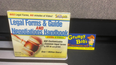 Legal Forms & Guide and Negotiations Handbook (Simply Media) (PC) Pre-Owned