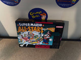 Super Mario All Stars (Super Nintendo) Pre-Owned: Game, Manual, Dust Cover, Box and Box Protector (Pictured)