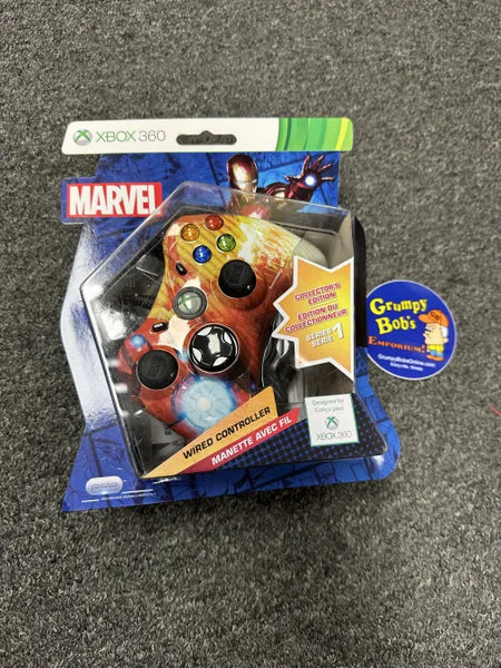 Wired Controller - Marvel Collector's Edition - Iron Man (Xbox 360) NEW