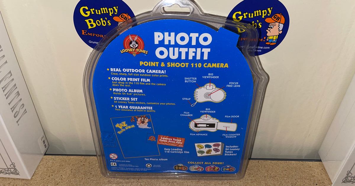 Taz Photo Outfit: Point & Shoot 110 Camera (Looney Tunes) NEW (Picture ...