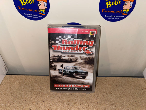 Rolling Thunder Stock Car Racing: Road To Daytona - Kent Wright & Don Keith (Audiobook: Cassette) Pre-Owned (Pictured)