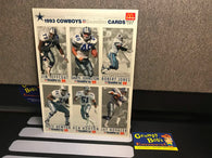 McDonald's Limited Edition GameDay Cards 1993 Cowboys - Sheet B Pre-Owned (As Pictured)