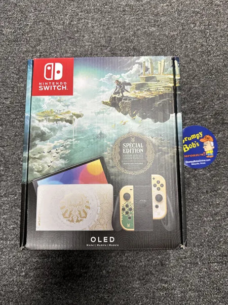System w/ Official Joy-Con Controllers (OLED Model) (The Legend of Zelda: Tears of the Kingdom Edition) (Nintendo Switch) Complete in Box (In Store Sale and Pick Up ONLY)