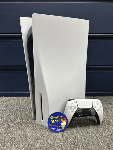 System - DISC Edition - White / 825GB (Sony Playstation 5) Pre-Owned w/ Controller and Hookups (BROKEN DISC DRIVE) (INSTORE Sale and Pickup ONLY)