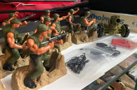 Heroes in Action LOT + Field Artillery and 5 Missiles (1974 Mattel) Pre-Owned (as PICTURED)