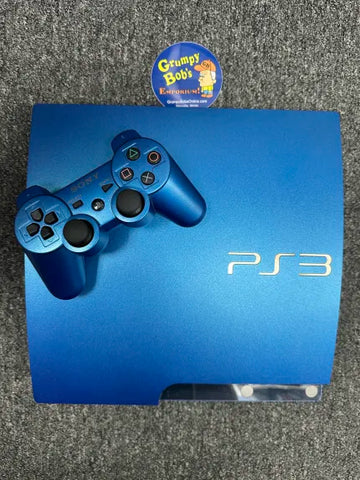 System (“Splash Blue” CECH-3000B SB - Japan - IMPORT) (Playstation 3) Pre-Owned w/ Controller & Hook-Ups