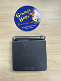 System - Graphite Black AGS-101 (Nintendo Game Boy Advance SP) Pre-Owned/Broken Hinges/Case