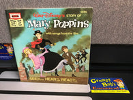 Walt Disney's Story of Mary Poppins (12 DC) [Read-Along Book WITHOUT Tape] (Paperback) Pre-owned (As Pictured)