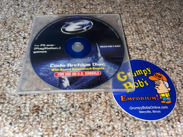 GameShark: Code Archive Disc with Bonus GameShark Engine (Read Only Disc) (Playstation 1) Pre-Owned: Disc Only