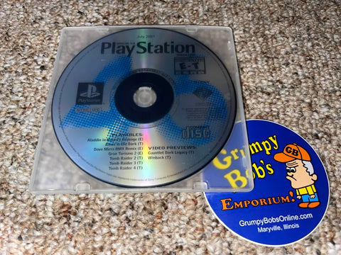 Official U.S. Playstation Magazine: July 2001 - Issue 46 - Demo Disc (Playstation 1) Pre-Owned: Disc Only