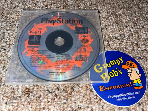 Official U.S. Playstation Magazine: January 2002 - Issue 52 - Demo Disc (Playstation 1) Pre-Owned: Disc Only