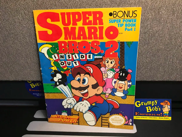 Super Mario Bros. 2 Inside Out: Bonus Super Power Tip Book Part 1 (Nintendo Power) Pre-Owned (As Pictured)