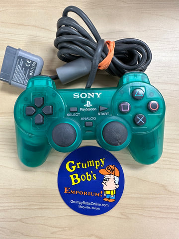 Wired Controller - Official - Analog Dualshock - Translucent Emerald G ...