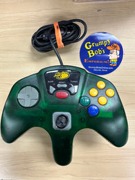 Wired Turbo Controller - MadCatz - Green (Nintendo 64) Pre-Owned