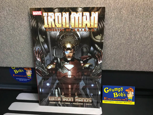 Iron Man - Director of S.H.I.E.L.D.: With Iron Hands (Marvel) (Paperback) Pre-Owned (As Pictured)