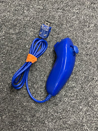 Nunchuk - Blue - 3rd Party (Nintendo Wii) Pre-Owned
