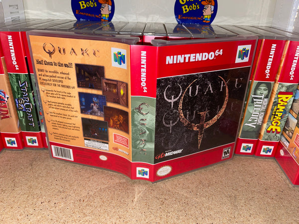 Quake (Nintendo 64) Pre-Owned: Custom Storage Case ONLY (Game NOT included)