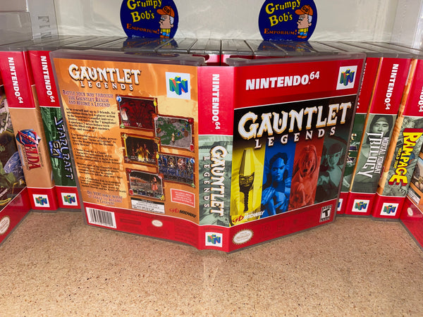 Gauntlet Legends (Nintendo 64) Pre-Owned: Custom Storage Case ONLY (Game NOT included)