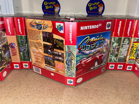 Cruis'n World (Nintendo 64) Pre-Owned: Custom Storage Case ONLY (Game NOT included)