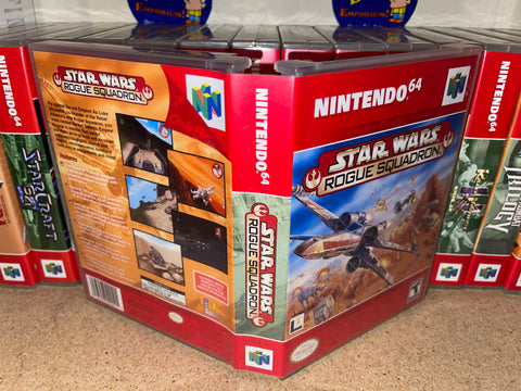 Star Wars: Rogue Squadron (Nintendo 64) Pre-Owned: Custom Storage Case ONLY (Game NOT included)