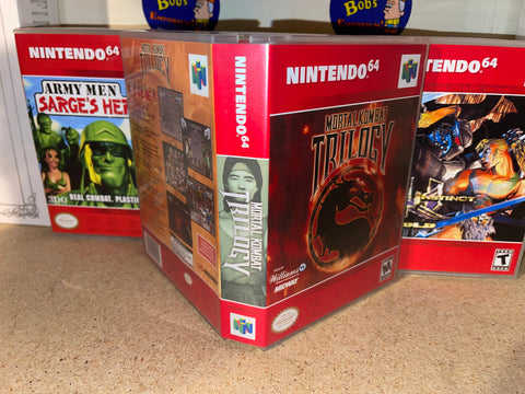 Mortal Kombat Trilogy (Nintendo 64) Pre-Owned: Custom Storage Case ONLY (Game NOT included)