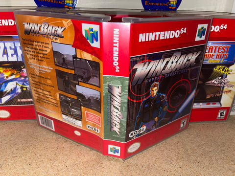 Winback: Covert Operations (Nintendo 64) Pre-Owned: Custom Storage Case ONLY (Game NOT included)