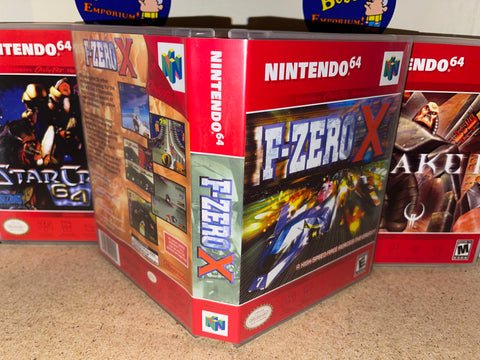 F-Zero X (Nintendo 64) Pre-Owned: Custom Storage Case ONLY (Game NOT included)