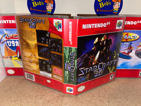 StarCraft 64 (Nintendo 64) Pre-Owned: Custom Storage Case ONLY (Game NOT included)