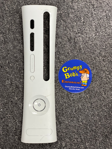 System Faceplate - Official - White (Original Model) (Xbox 360) Pre-Owned (Loose or missing Spring on Controller Port Door)