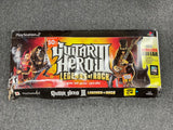 Guitar Hero Kramer Striker Guitar - Wireless Controller [Black] (Red Octane) (Playstation 2) Pre-Owned w/ Dongle, Strap, Game, and Box