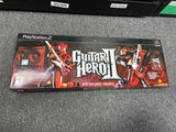 Guitar Hero II SG GUITAR - Red (Playstation 2) Pre-Owned w/ Wired Guitar + Strap + Manual + Box (STORE PICK-UP ONLY)