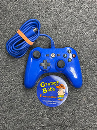 Wired Controller - PowerA Mini Series - Blue (Xbox One) Pre-Owned w/ 3rd Party Break Away Cable