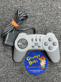 Wired Turbo Controller - MadCatz - Grey (Playstation 1) Pre-Owned