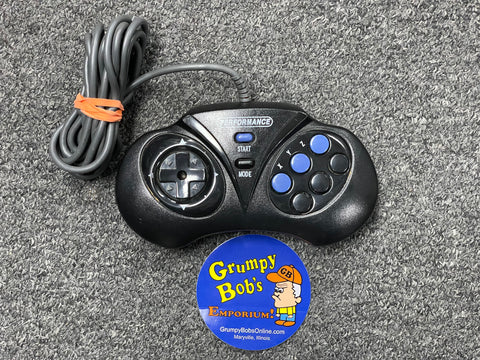 Wired Controller: Performance - 6 Button - Black (Sega Genesis) Pre-Owned