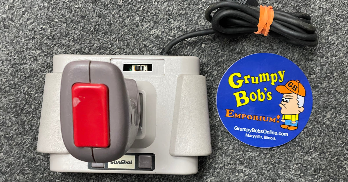Gunshot Joystick Wired Controller - Grey (Nintendo) Pre-Owned (Needs S ...