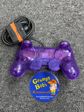 Wired Controller  - Clear Purple - 3rd Party (Playstation 2) Pre-Owned
