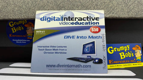Digital Interactive Video Education: Dive Into Math - Math 6/5 3rd Edtion [Saxon] (PC) Pre-Owned