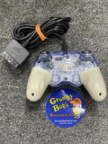 Wired Controller - MadCatz - Microcon - Clear (Playstation 2) Pre-Owned