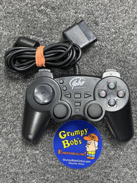 Wired Controller - Yobo Gameware - Double Shock - Black (Playstation 2) Pre-Owned