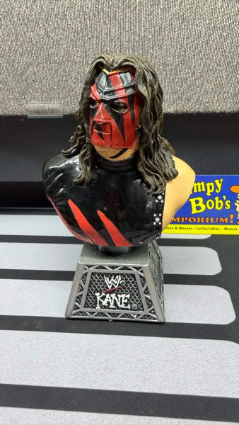 WWE Hell in a Cell Limited Edition Superstar Mini KANE BUST (Promo 3500) Pre-Owned w/ Box [NO DVD SET]